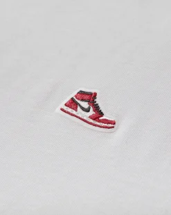 Nike Jordan T-Shirts^Men's Sneaker Patch T-Shirt White