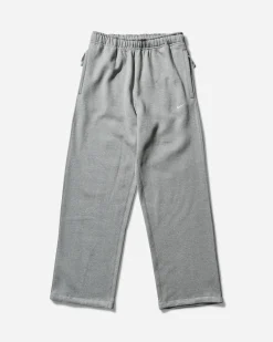 Nike Pants^Men's Solo Swoosh Open Hem Fleece Sweatpants Dark Grey Heather