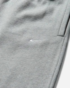 Nike Pants^Men's Solo Swoosh Open Hem Fleece Sweatpants Dark Grey Heather