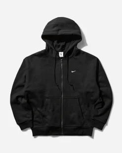 Nike Sweatshirts^Men's Solo Swoosh Thermal Zip Hoodie Black