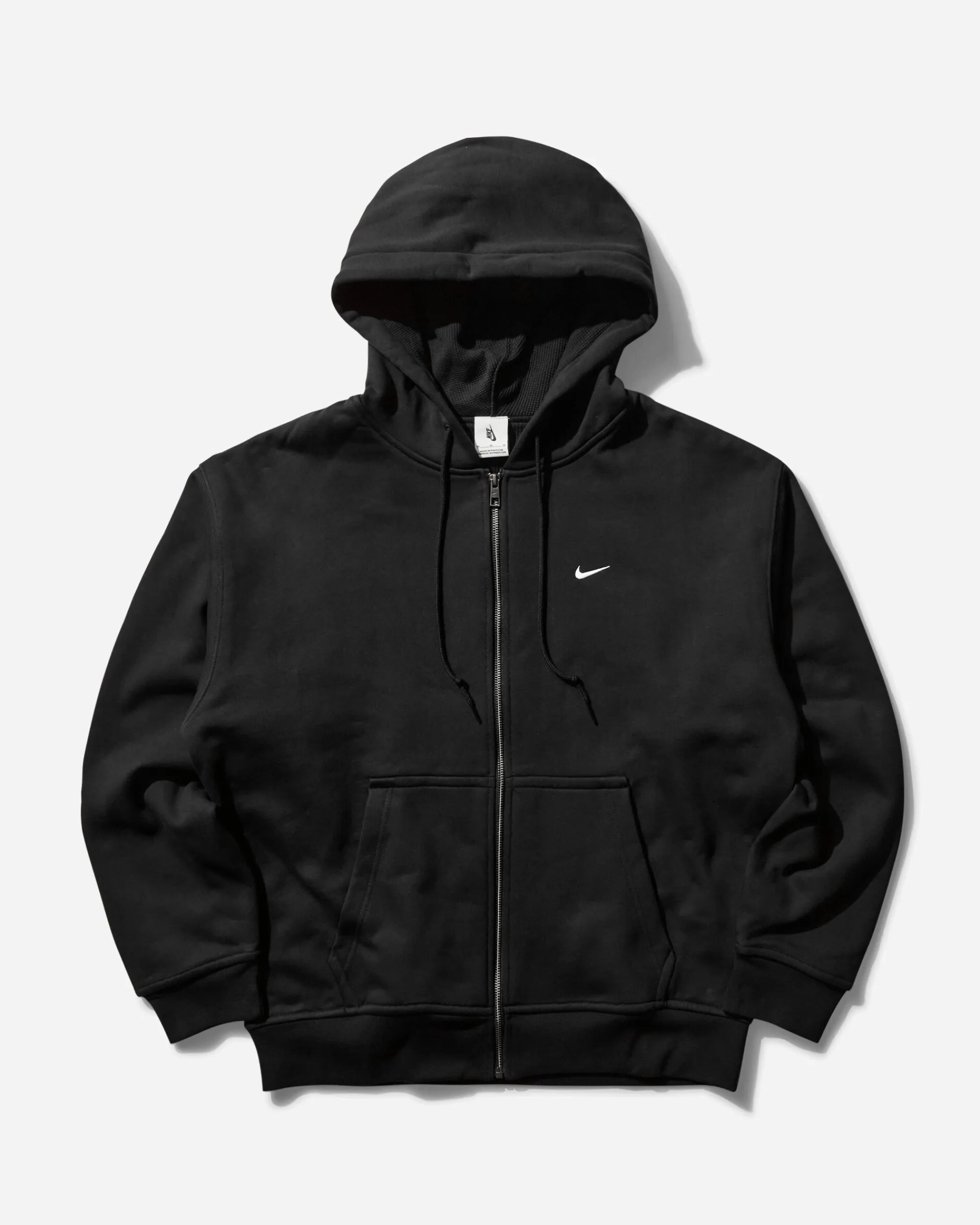Nike Sweatshirts^Men's Solo Swoosh Thermal Zip Hoodie Black
