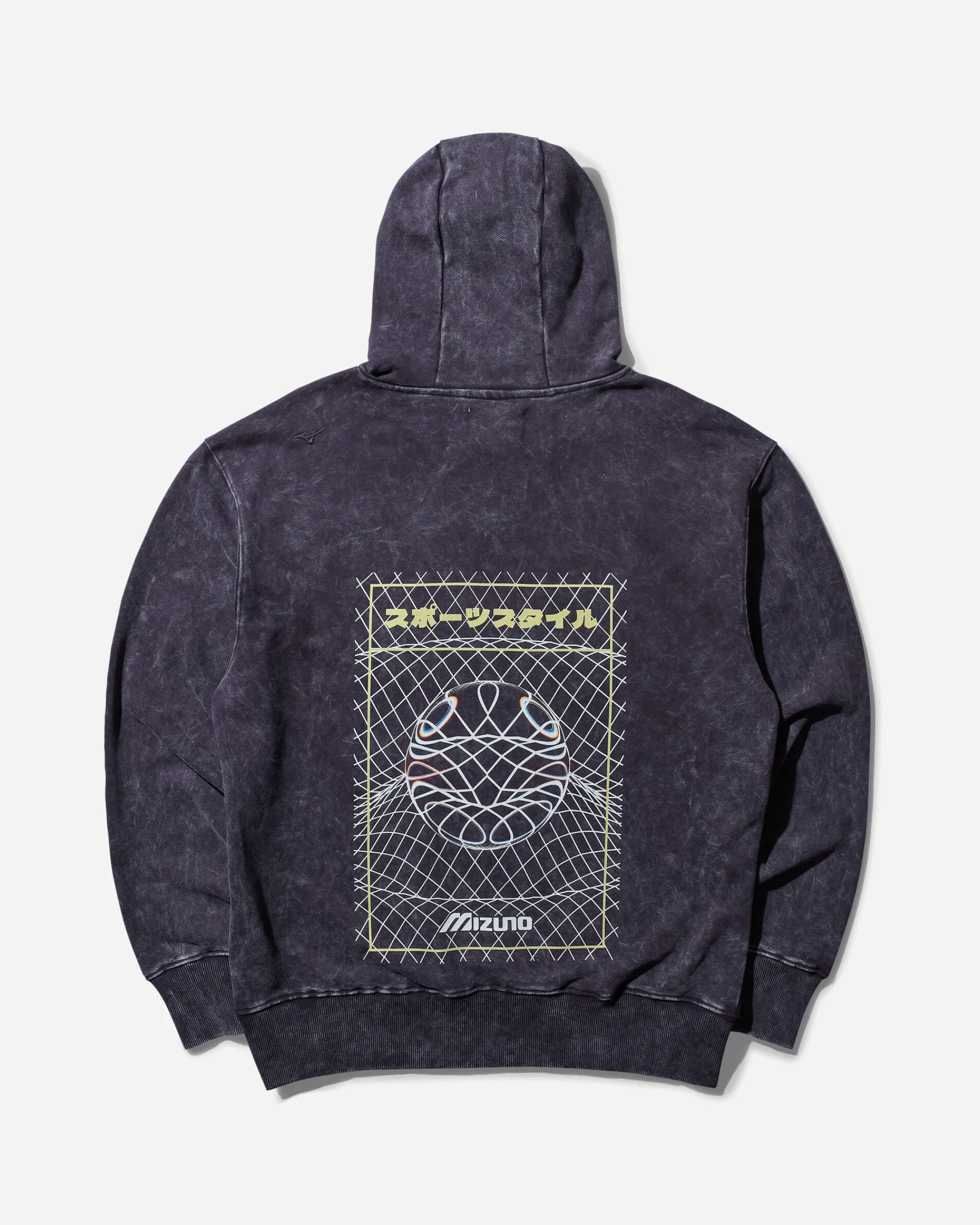 Mizuno Sweatshirts^Men's Sportstyle Printed Hoodie Purple