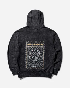 Mizuno Sweatshirts^Men's Sportstyle Printed Hoodie Black