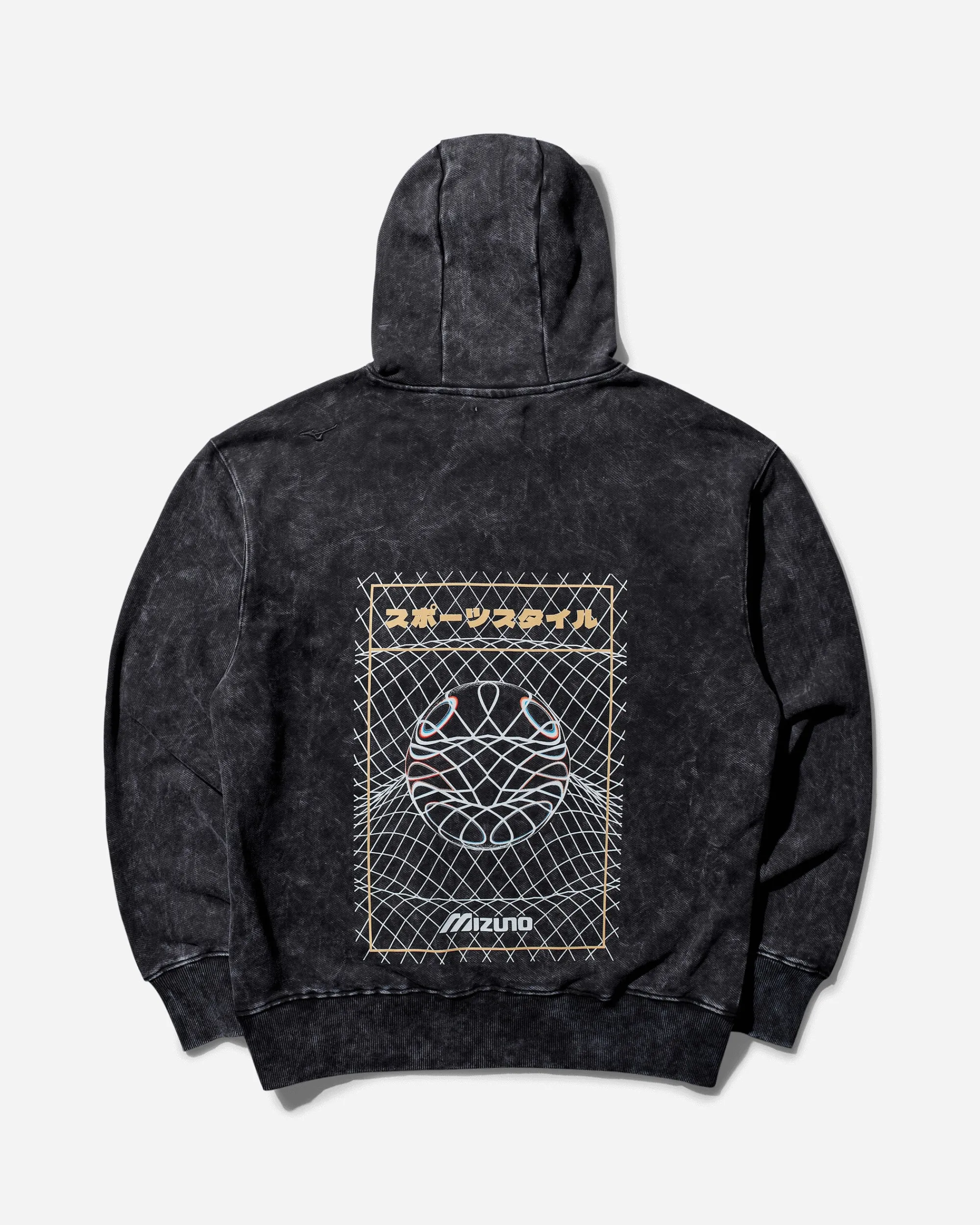 Mizuno Sweatshirts^Men's Sportstyle Printed Hoodie Black