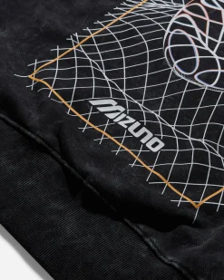 Mizuno Sweatshirts^Men's Sportstyle Printed Hoodie Black