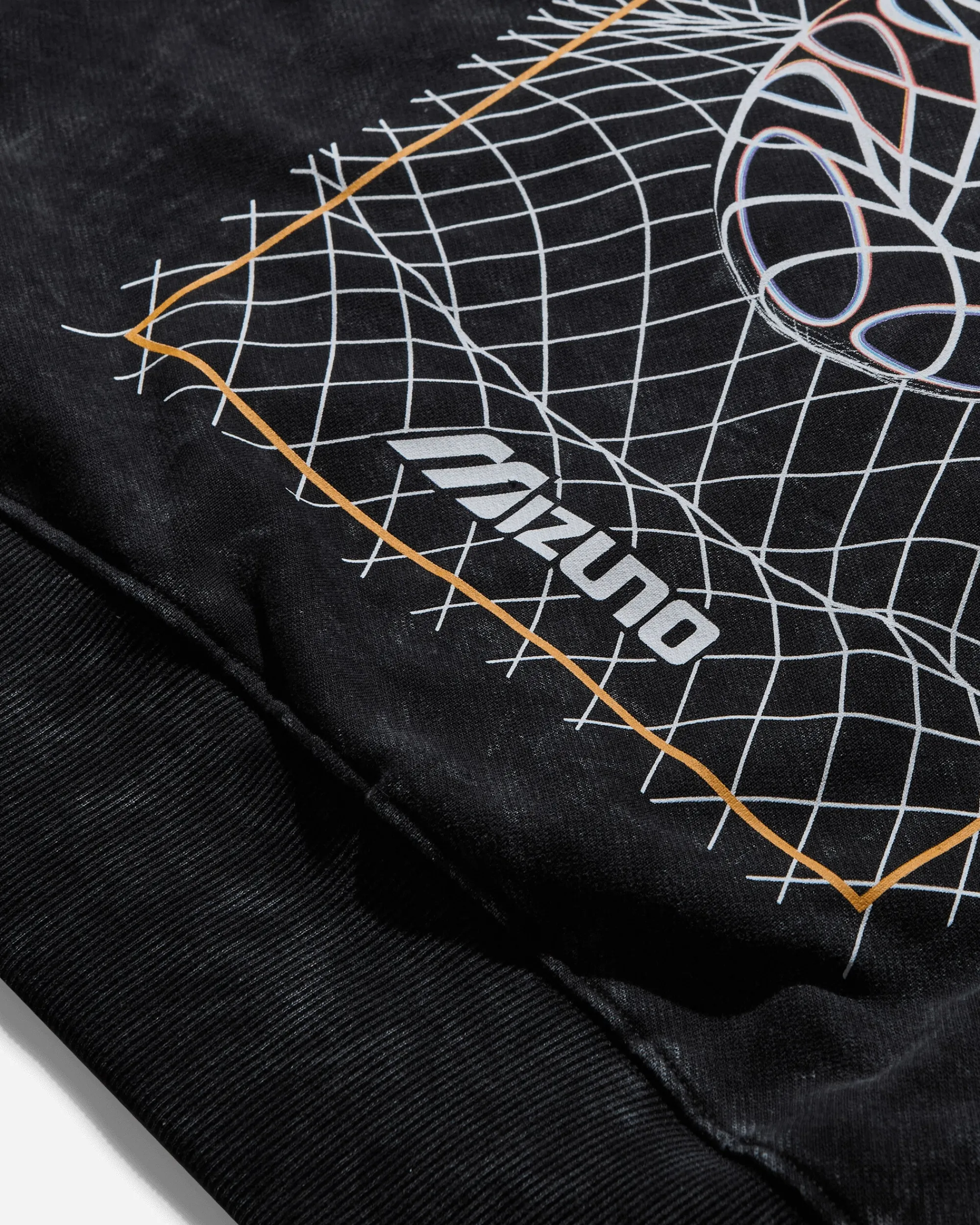 Mizuno Sweatshirts^Men's Sportstyle Printed Hoodie Black
