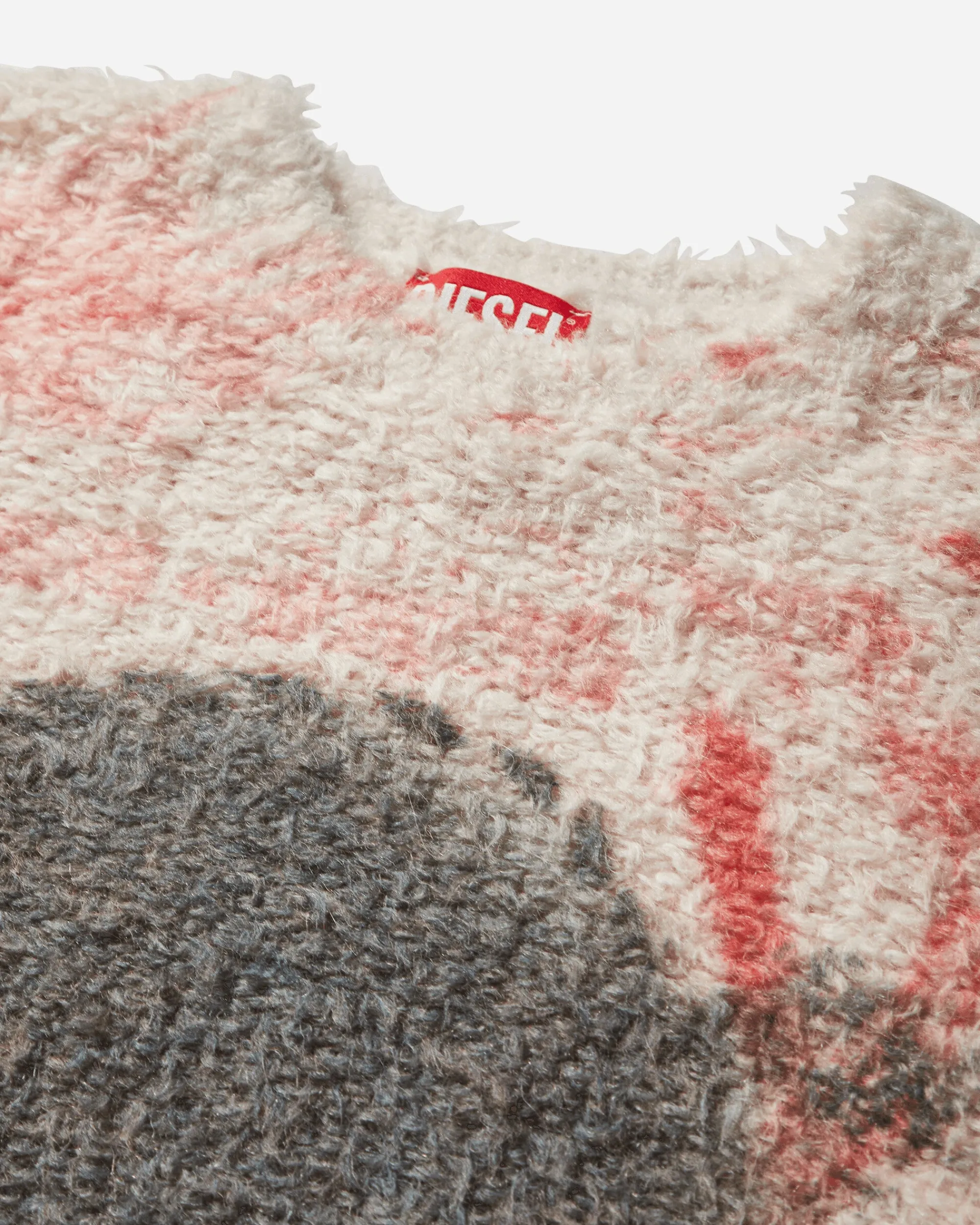 Diesel Knitwear^Men's Sprayed Graphic Crewneck Sweater Multicolor