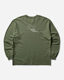 Neighborhood T-Shirts^Men's SRL LS-2 Longsleeve T-Shirt Olive Drab