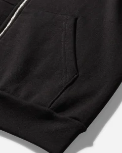 Stray Rats Sweatshirts^Men's SRMY Glitter Zip Hoodie Black