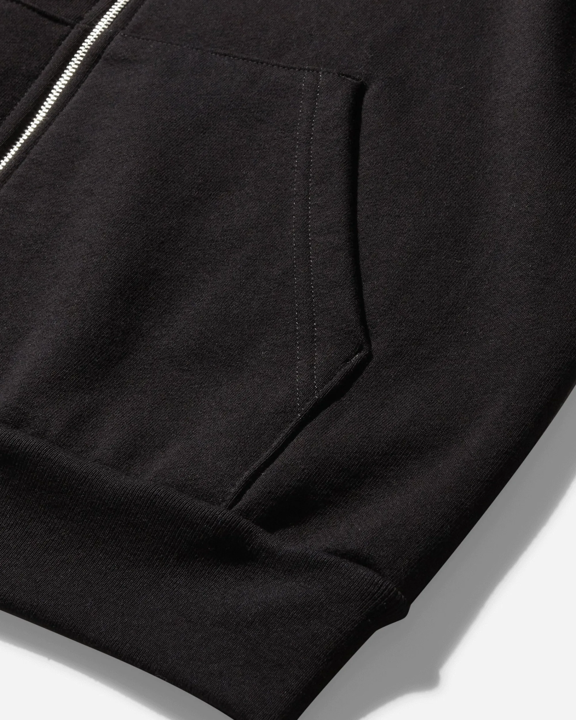 Stray Rats Sweatshirts^Men's SRMY Glitter Zip Hoodie Black