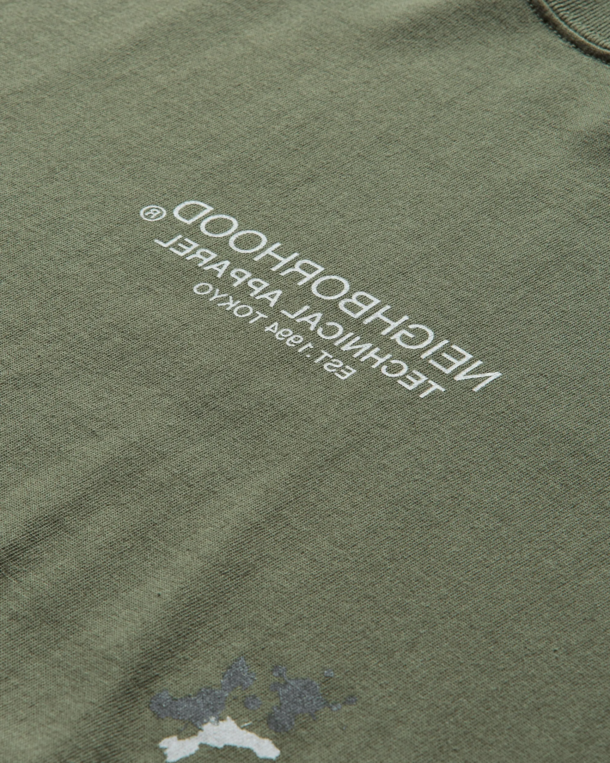 Neighborhood T-Shirts^Men's SS-14 T-Shirt Olive Drab