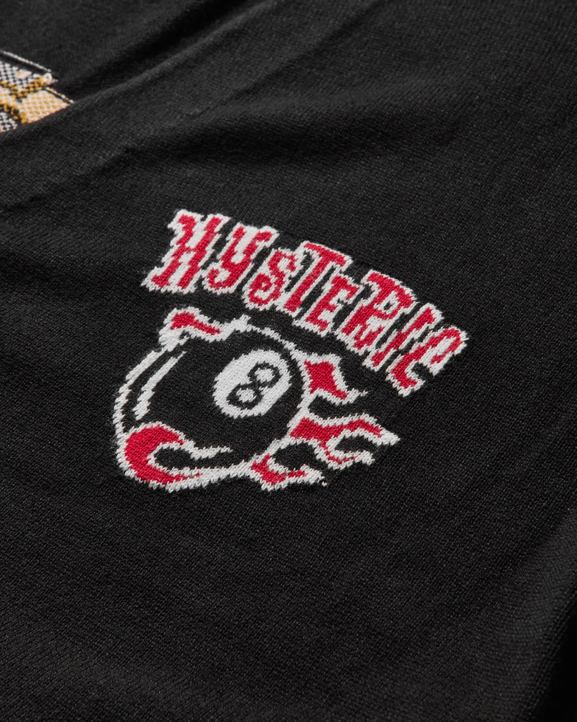 Hysteric Glamour Knitwear^Men's STBM Racing Cardigan Black