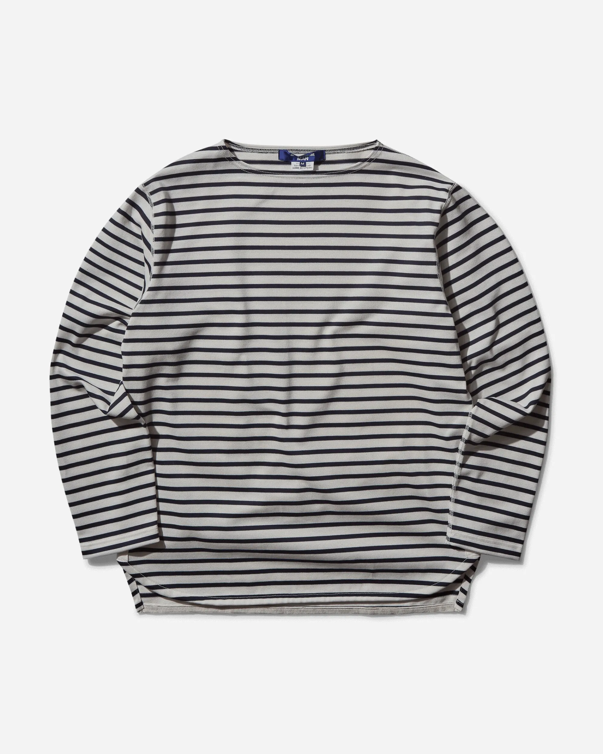 Junya Watanabe MAN T-Shirts^Men's Striped Longsleeve T-Shirt Off White / Navy