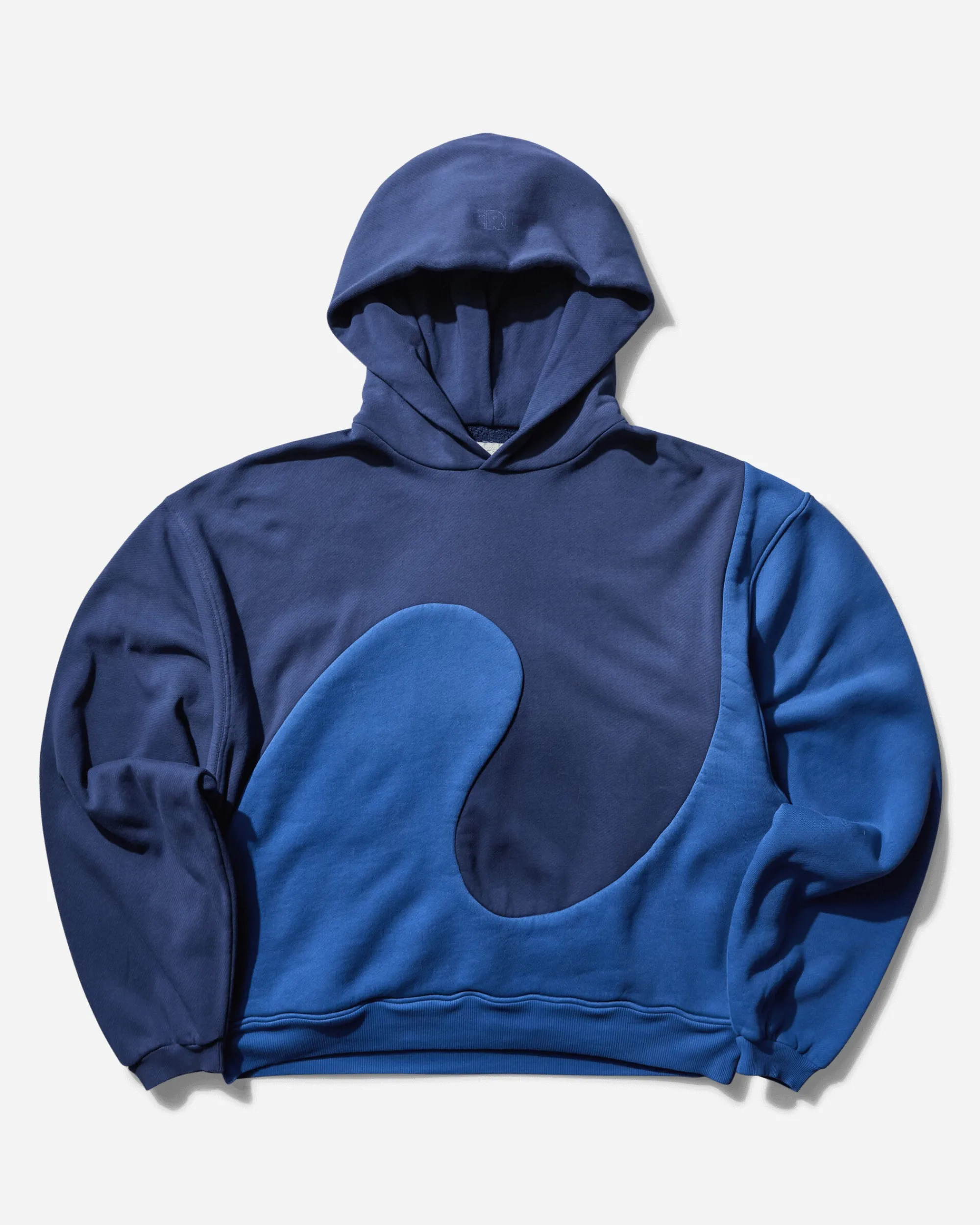 ERL Sweatshirts^Men's Swirl Fleece Hooded Sweatshirt Blue