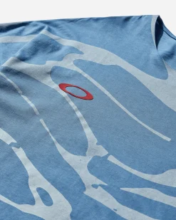 Oakley T-Shirts^Men's Team USA Surfing Graphic T-Shirt Waves Blue