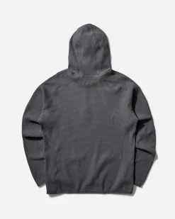 ROA T-Shirts^Men's Thermal Waffle Hoodie Asphalt