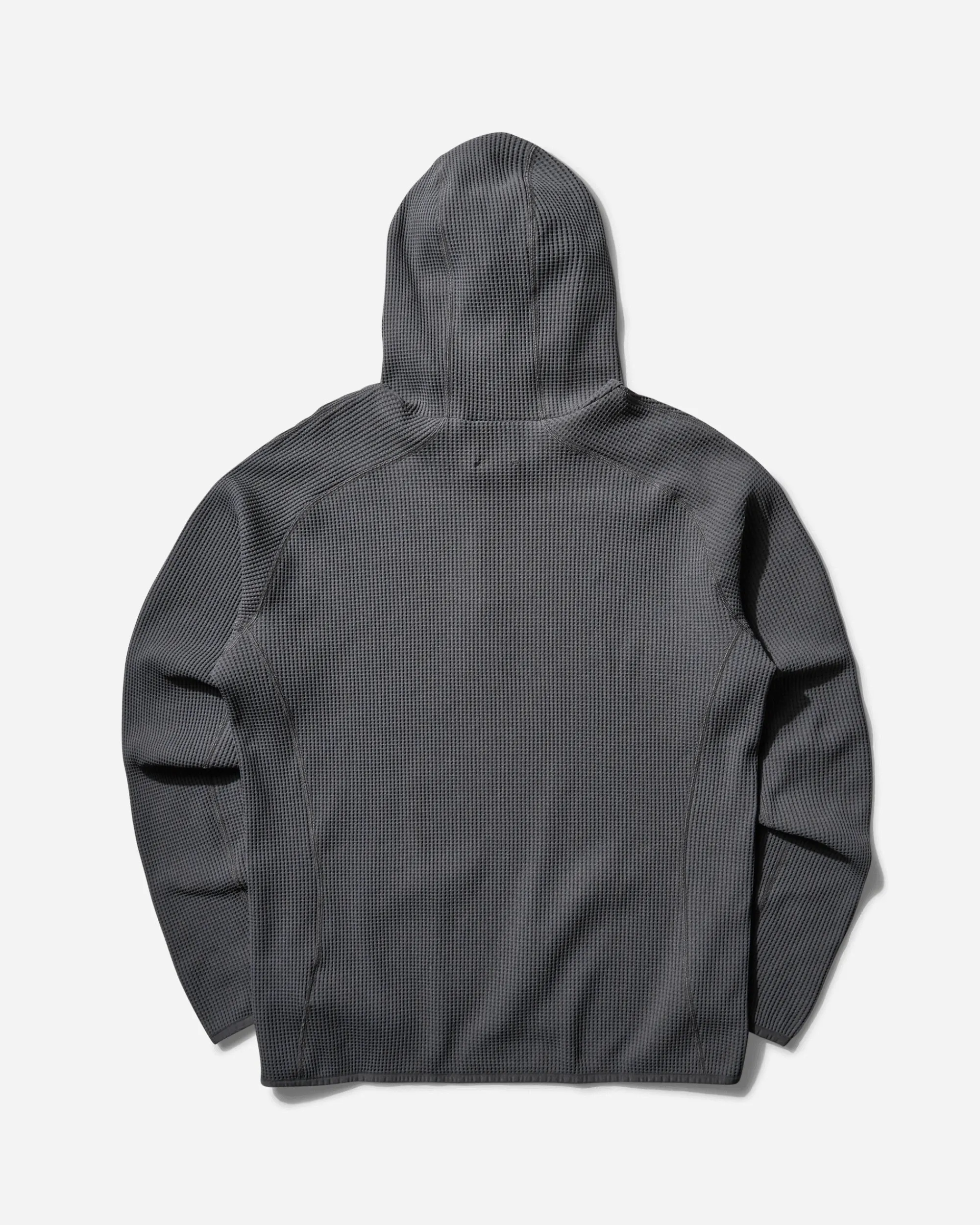 ROA T-Shirts^Men's Thermal Waffle Hoodie Asphalt