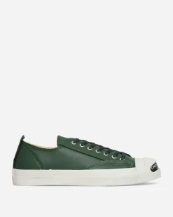 Undercover Sneakers·Low|Sneakers^Men's Toe Logo Leather Sneakers Green