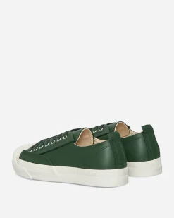 Undercover Sneakers·Low|Sneakers^Men's Toe Logo Leather Sneakers Green