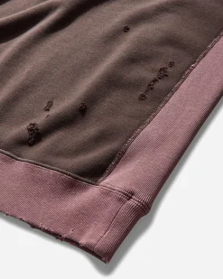 Needles Sweatshirts^Men's 2-Tone Crewneck Sweatshirt Brown