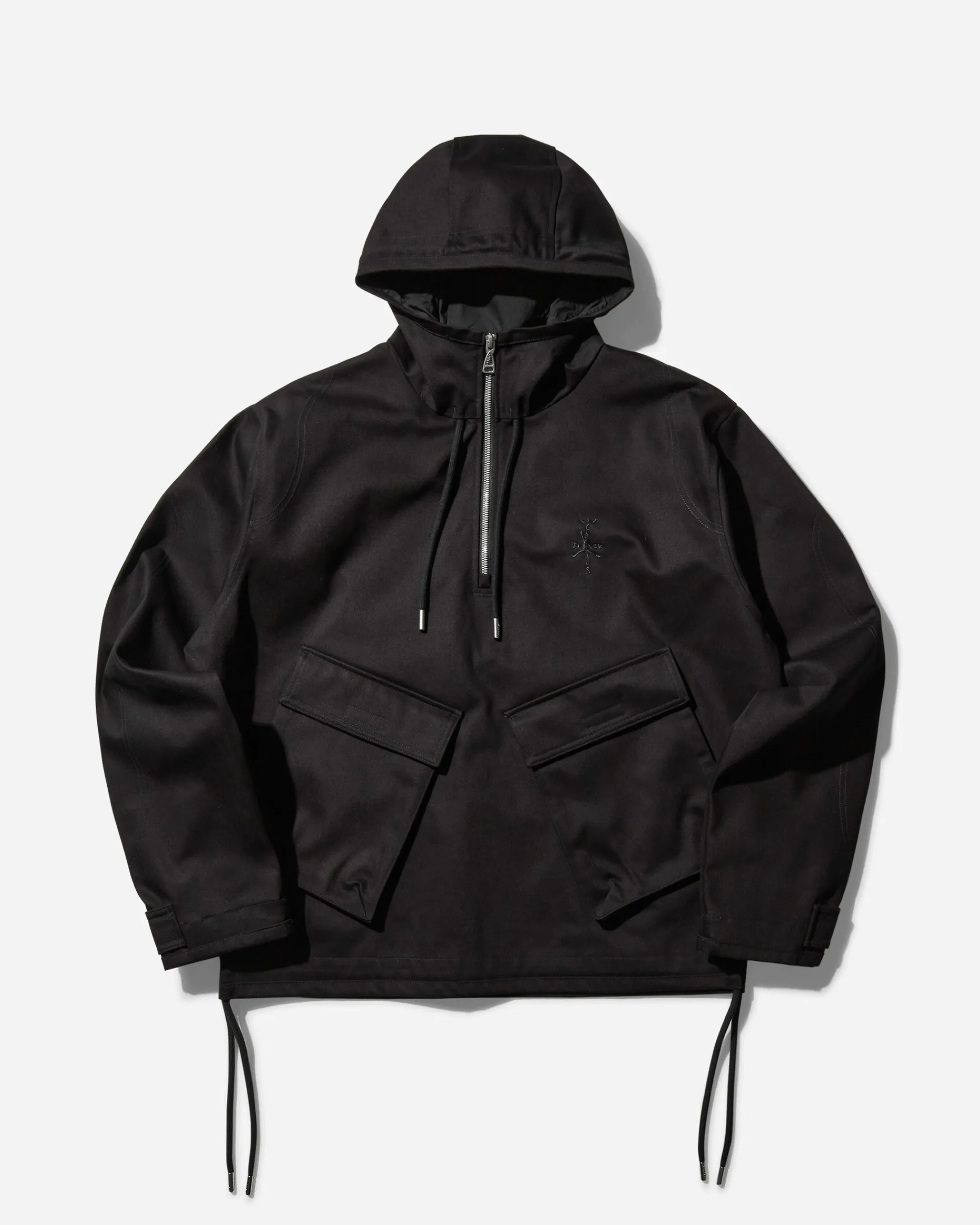 Nike Jordan Coats And Jackets^Men's Travis Scott Half-Zip Jacket Black
