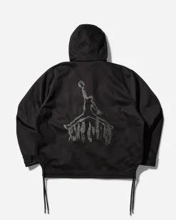 Nike Jordan Coats And Jackets^Men's Travis Scott Half-Zip Jacket Black