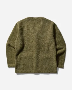 Our Legacy Knitwear^Men's Tumble Wool Cardigan Fresh Moss