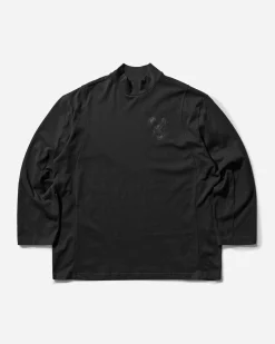 Dingyun Zhang T-Shirts^Men's Turtleneck Longsleeve Top Black