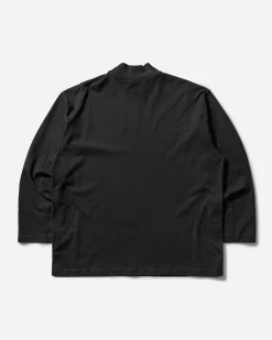 Dingyun Zhang T-Shirts^Men's Turtleneck Longsleeve Top Black