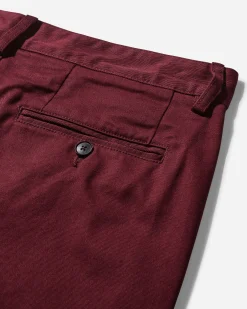 Noah Pants^Men's Twill Double-Pleat Pants Wine