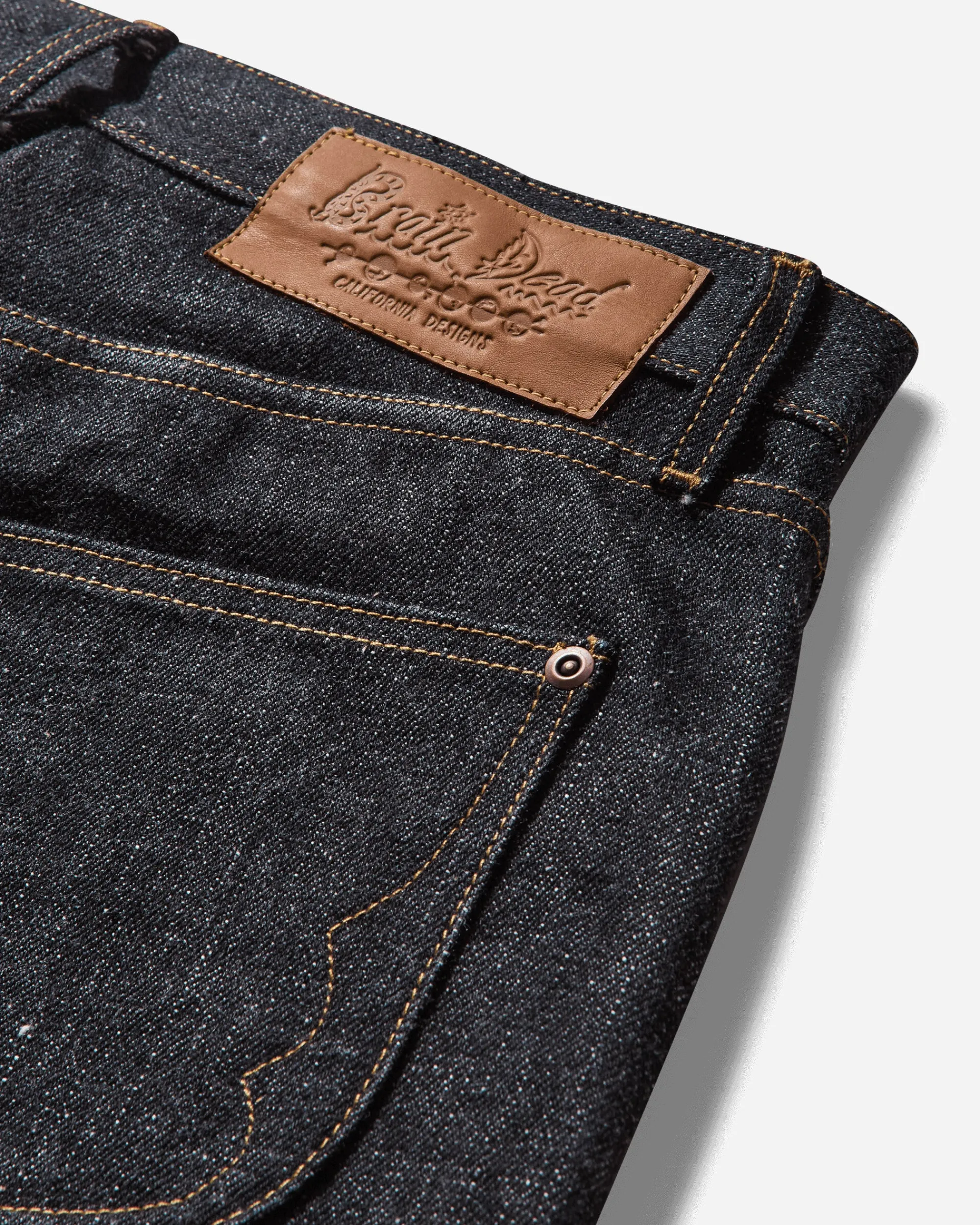 Brain Dead Pants|Pants^Men's Type 00 15.5oz Selvedge Denim Pants Indigo