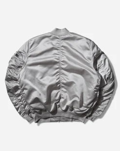 Alpha Industries Coats And Jackets^Men's UV MA-1 Bomber Jacket Pastel Grey