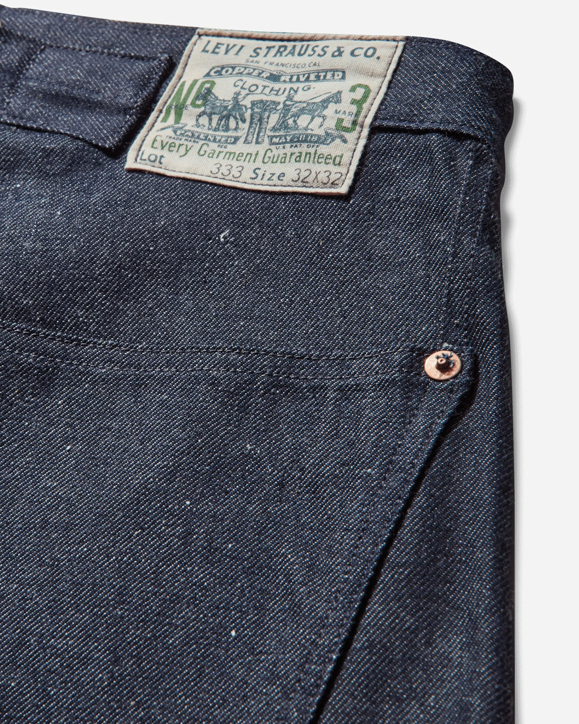 Levi's Pants^Men's Vintage Clothing 1910s Lot 333 Jeans Blue