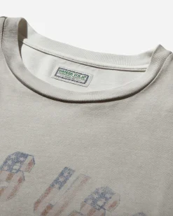Guess USA T-Shirts^Men's Vintage Graphic T-Shirt Alabaster White