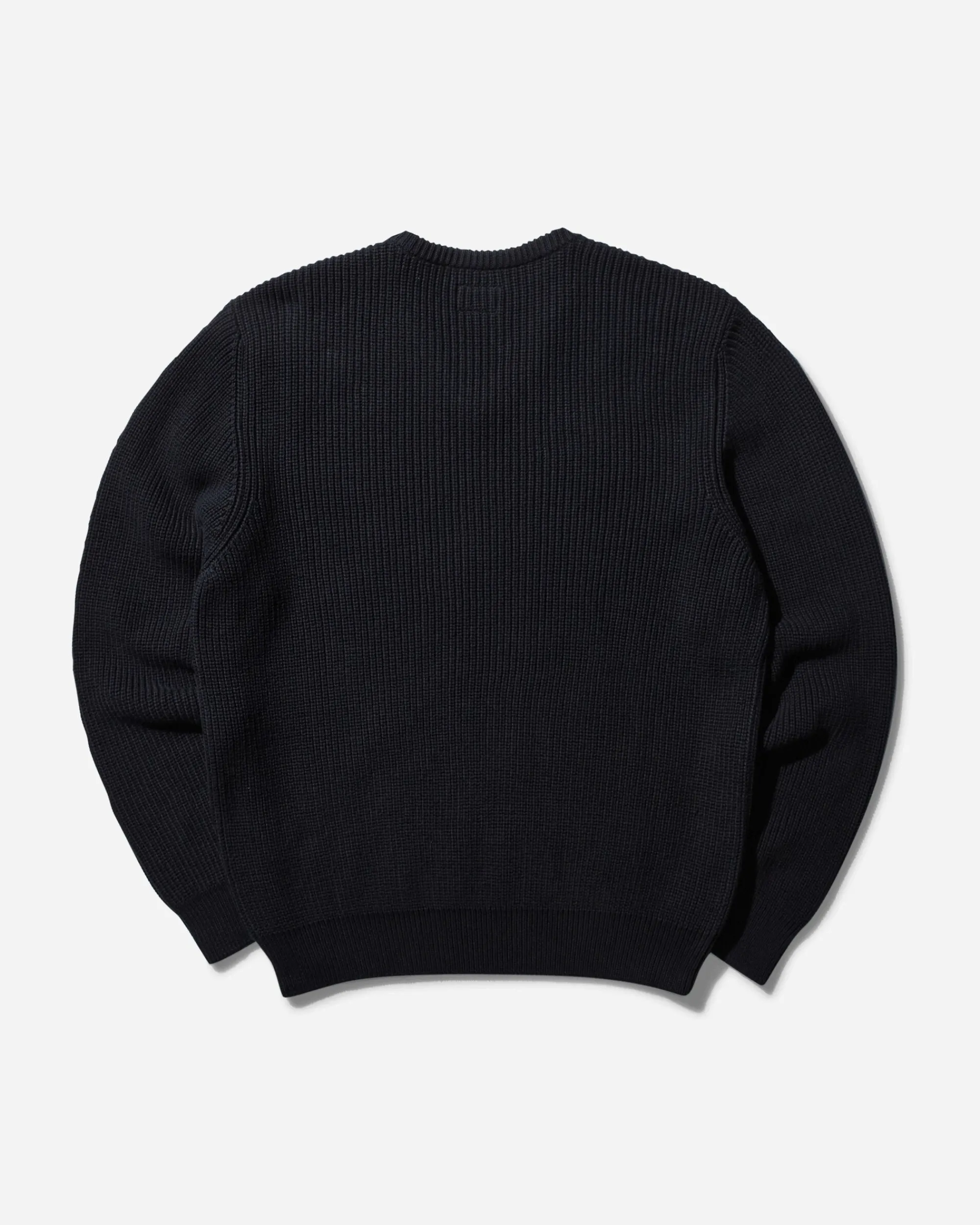 Noah Knitwear^Men's V-Neck Shaker Stitch Sweater Navy