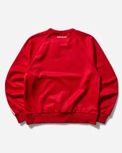 adidas Sweatshirts^Men's Wales Bonner Nylon Crew Jersey Better Scarlet
