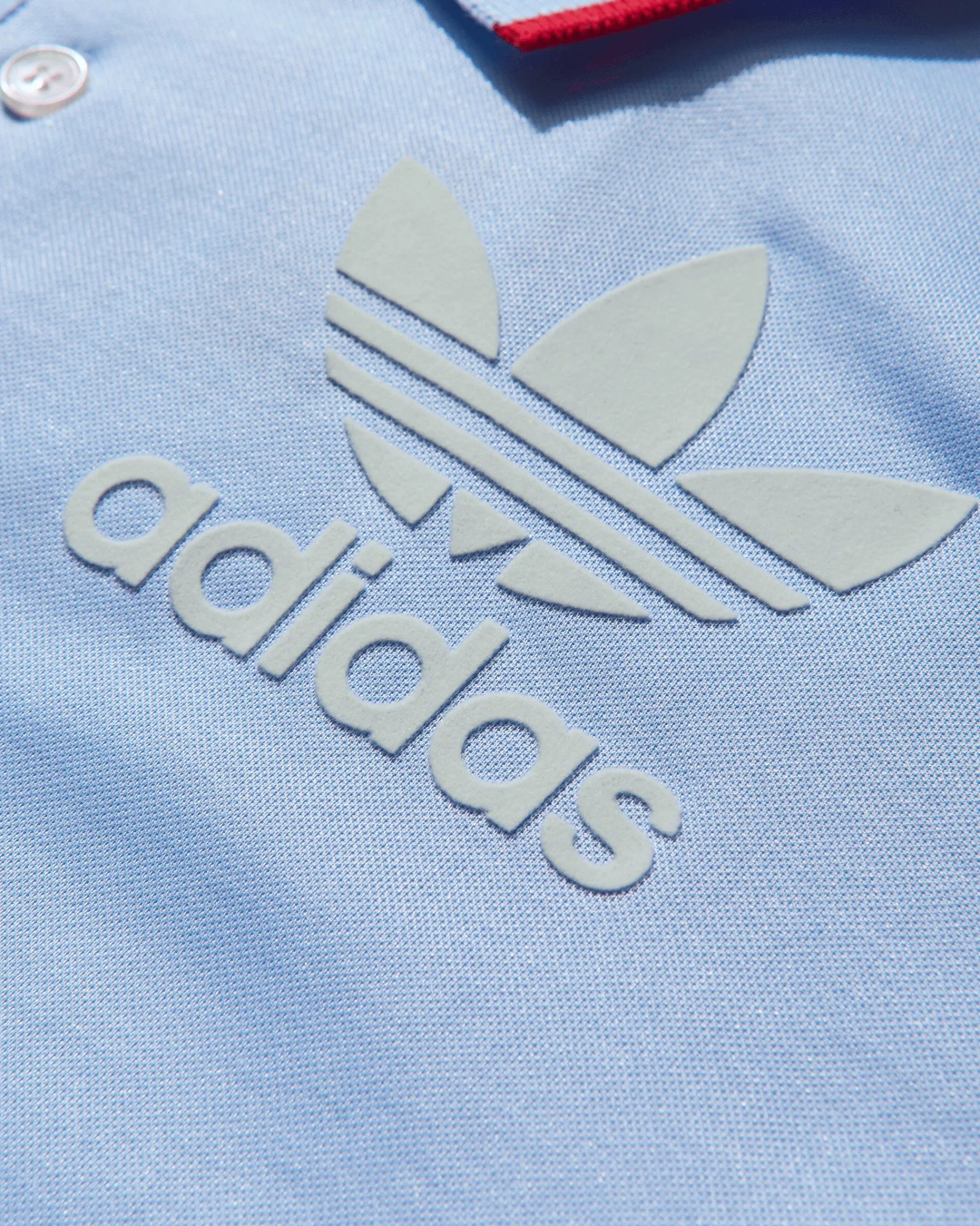 adidas T-Shirts^Men's Wales Bonner Polo Shirt Glow Blue