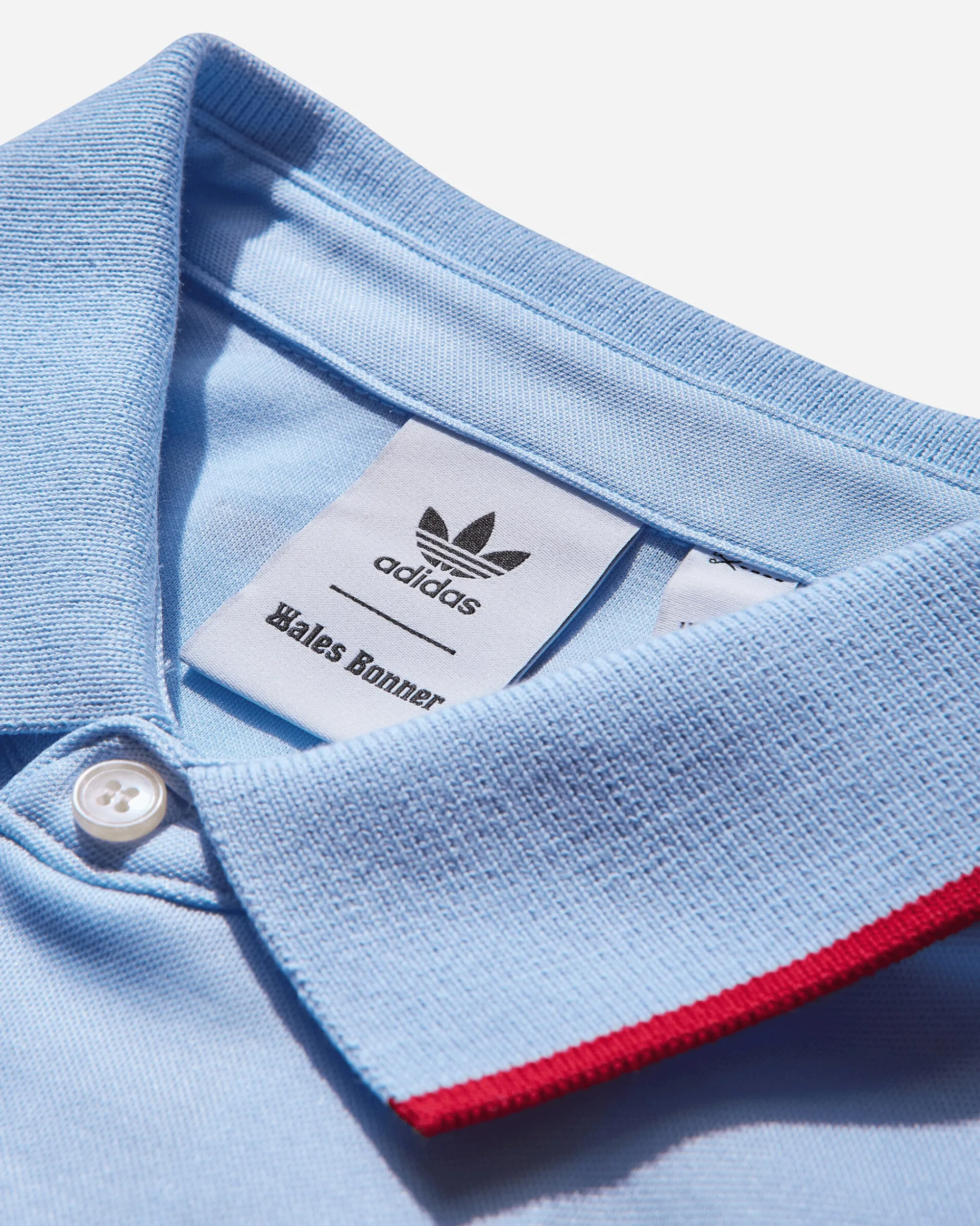 adidas T-Shirts^Men's Wales Bonner Polo Shirt Glow Blue