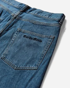 WACKO MARIA Pants^Men's Washed Denim Pants Indigo
