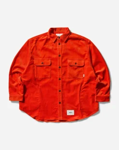 WTAPS Shirts^Men's WCPO Longsleeve Shirt Orange