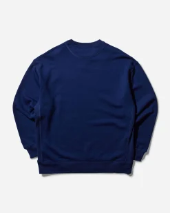 Nike Sweatshirts^Men's Wool Classics Crewneck Sweatshirt Blue Void