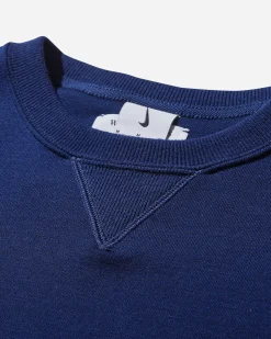 Nike Sweatshirts^Men's Wool Classics Crewneck Sweatshirt Blue Void