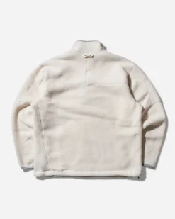 and wander Sweatshirts^Men's Wool Fleece Pullover Off White