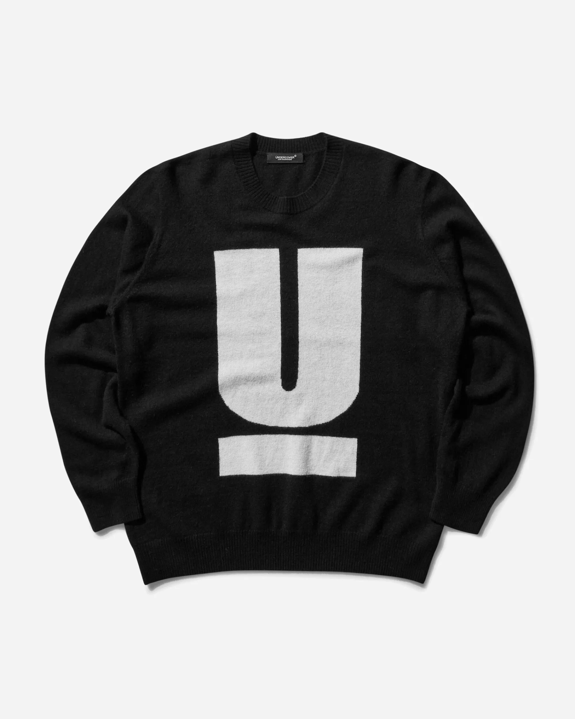Undercover Knitwear^Men's Wool Knit Sweater Black