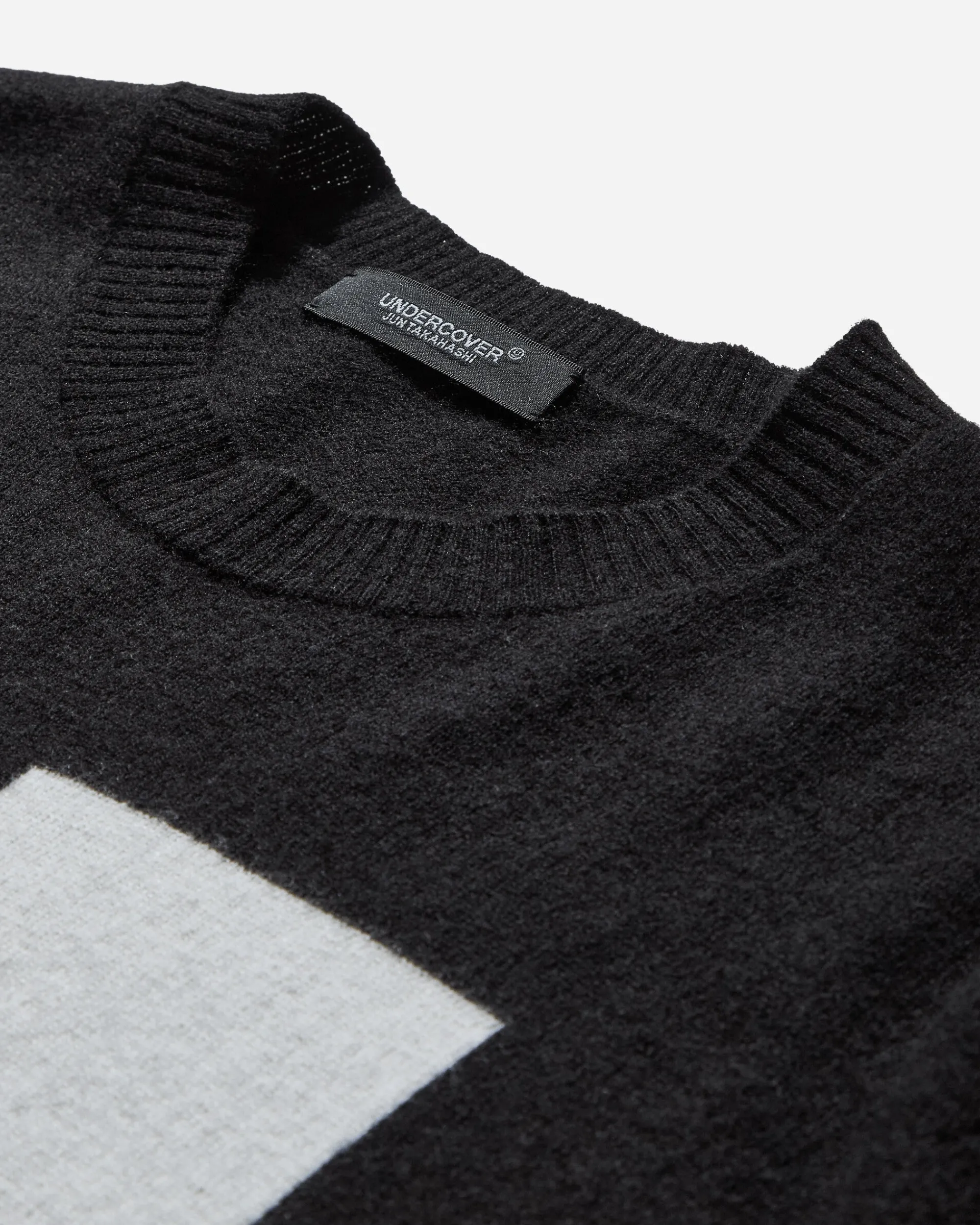 Undercover Knitwear^Men's Wool Knit Sweater Black