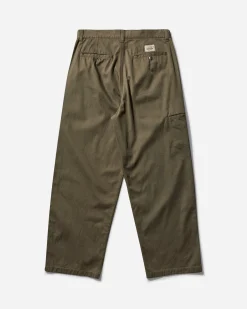 Stüssy Pants|Pants^Men's Workgear Twill Trousers Surplus Green