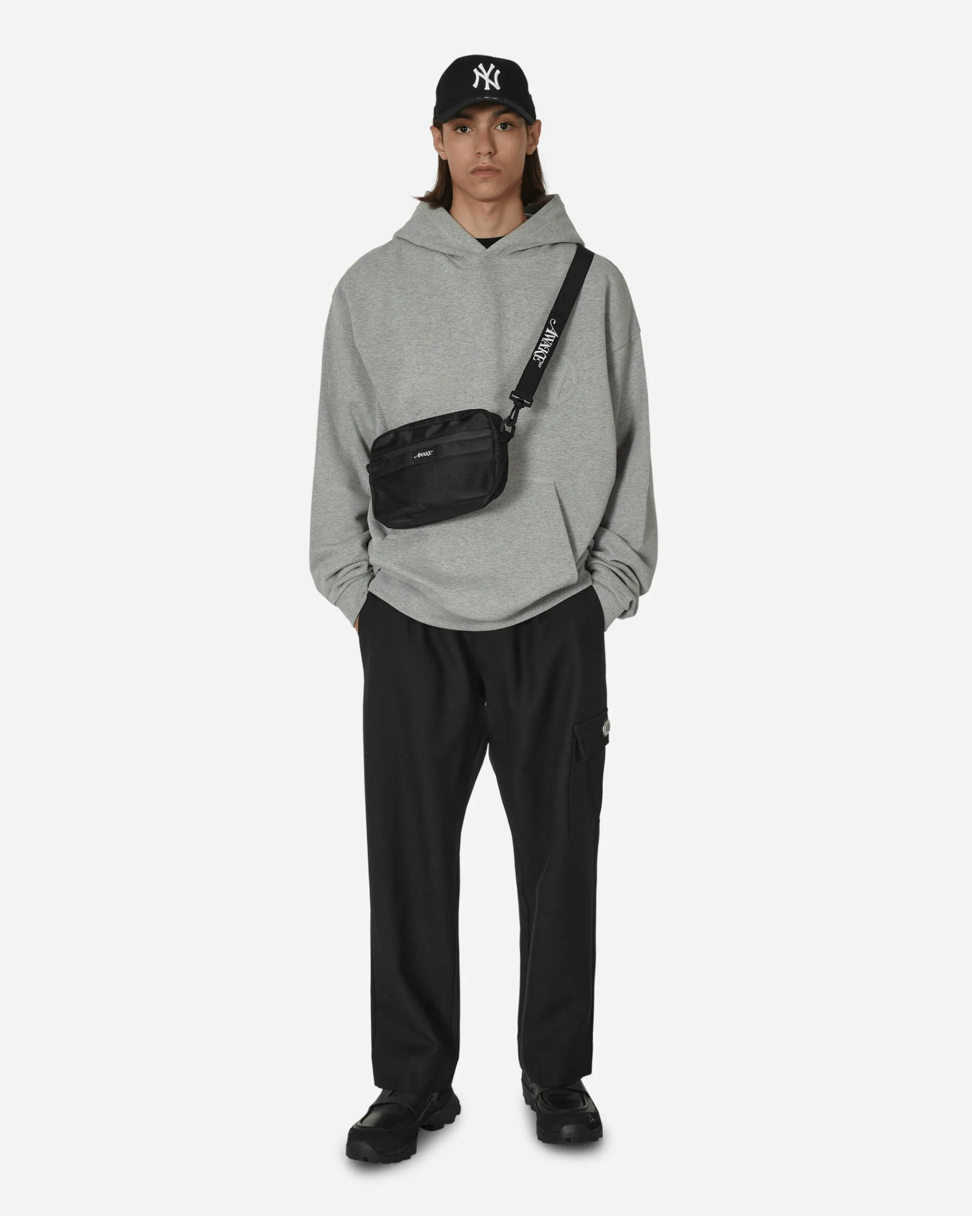 Haydenshapes Pants^Merino Piston Pleated Patch Cargo Pants Black