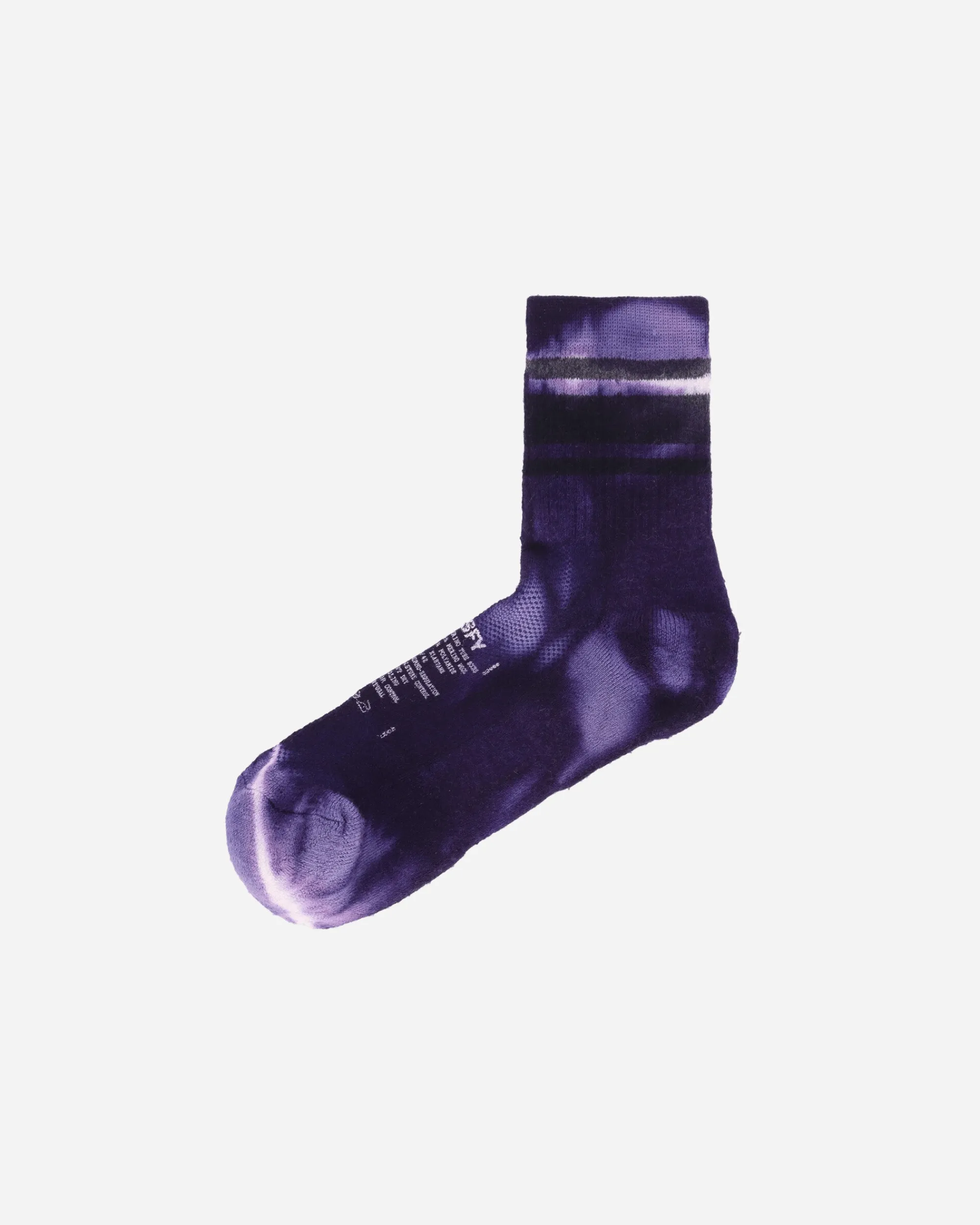 Satisfy Underwear^Merino Tube Socks Purple Dye