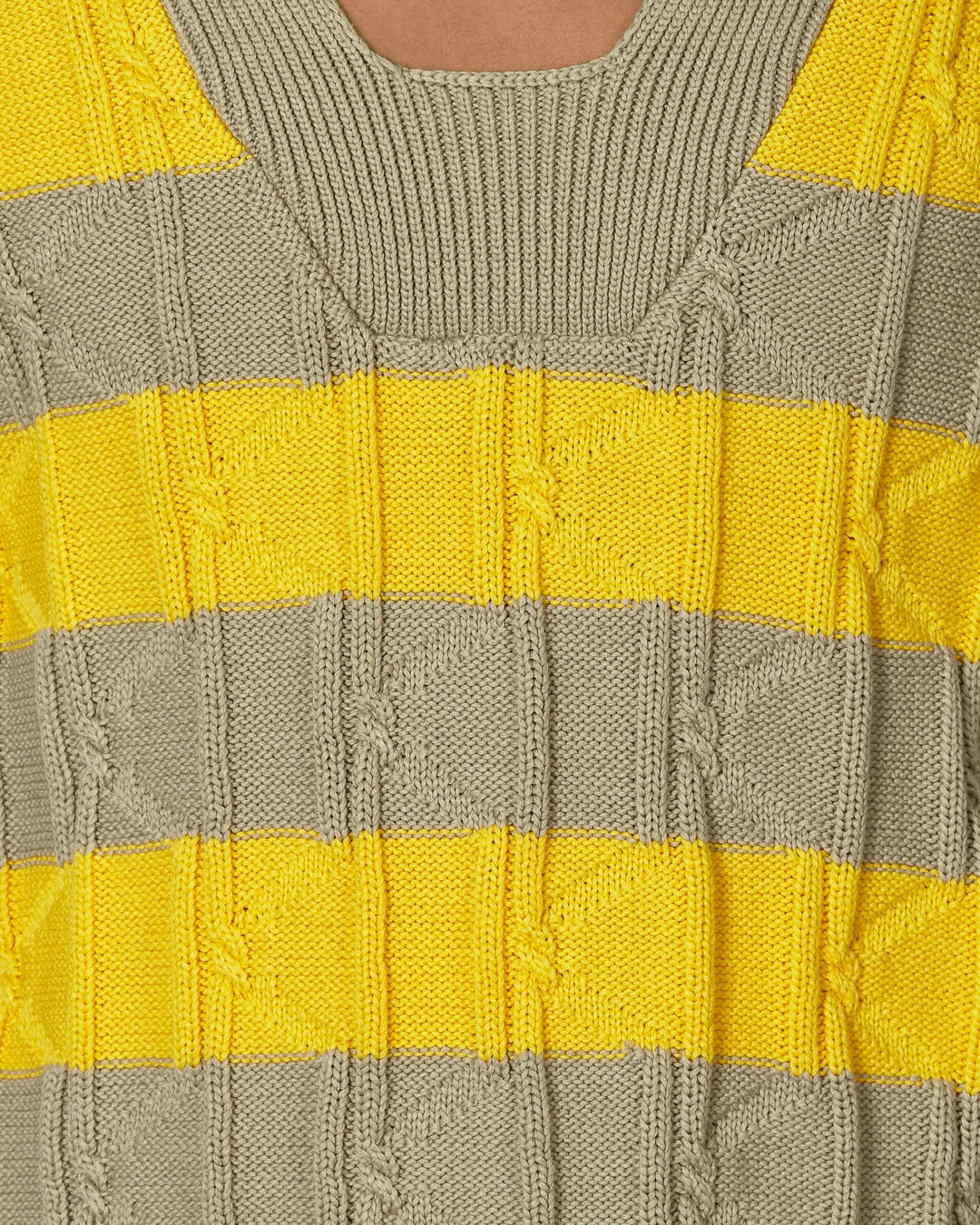 Kiko Kostadinov Knitwear^Merli Twinset Vest Beige / Yellow