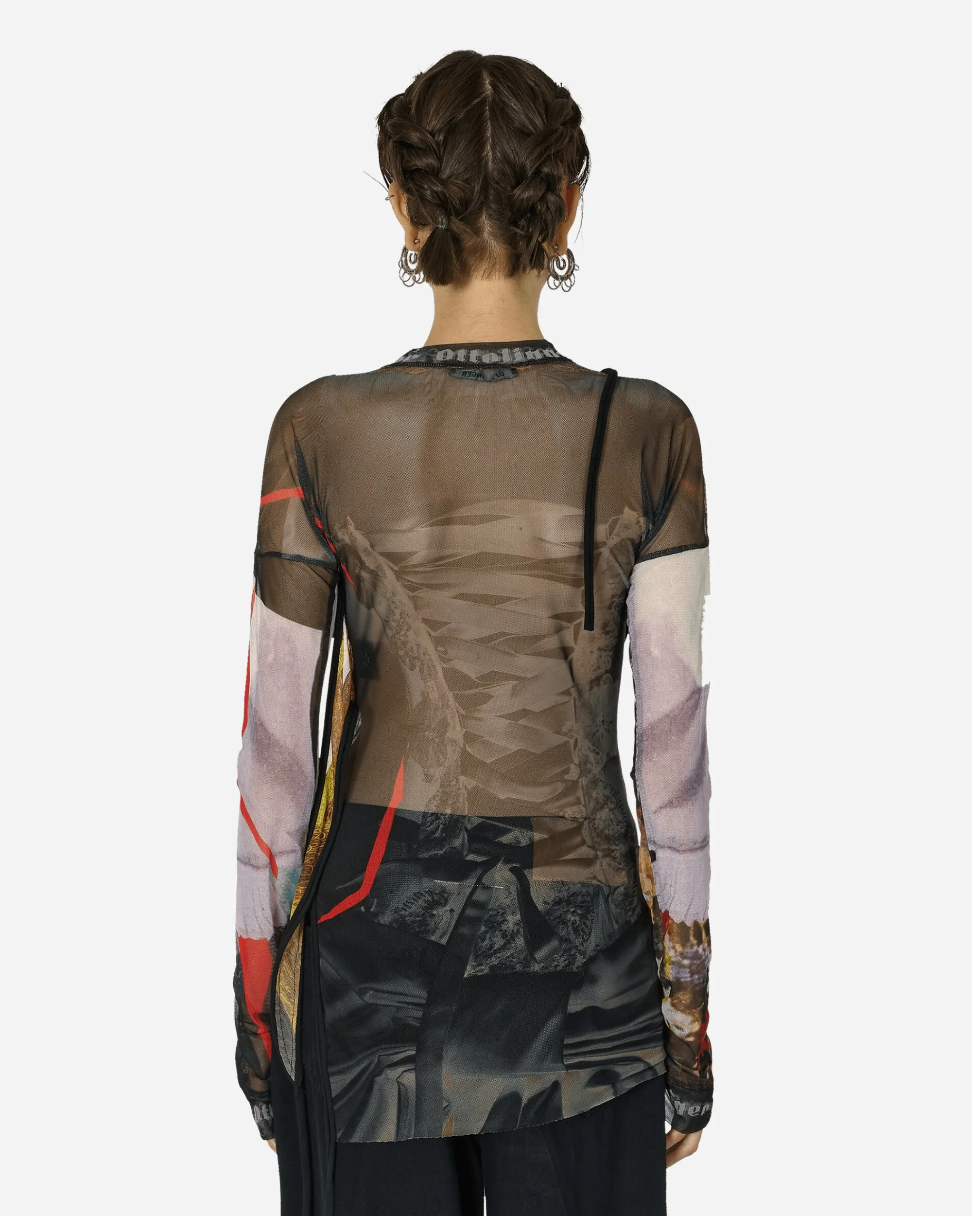 Ottolinger T-Shirts^Mesh Deconstructed Longsleeve Top Dirndl Print